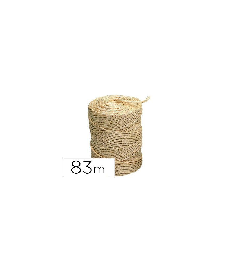 Cuerda sisal 3 cabos liderpapel rollo 1/2 kg - Imagen 2