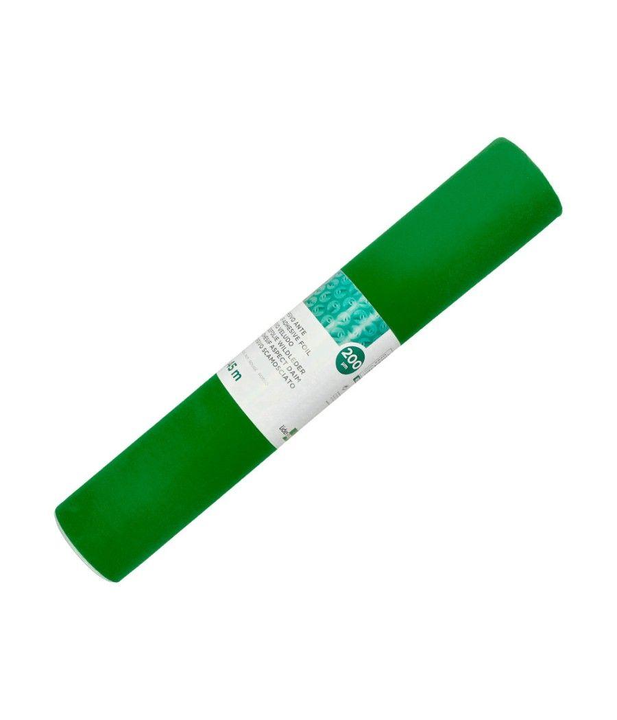 Rollo adhesivo liderpapel unicolor verde brillo rollo de 0,45 x 20 mt - Imagen 3