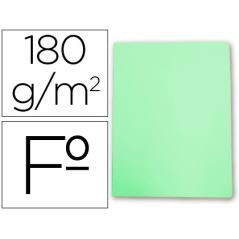 Subcarpeta cartulina gio folio verde pastel 180 g/m2 PACK 50 UNIDADES - Imagen 2