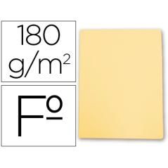 Subcarpeta cartulina gio folio amarillo pastel 180 g/m2 PACK 50 UNIDADES - Imagen 2