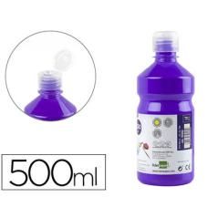 Tempera líquida liderpapel escolar 500 ml violeta - Imagen 2
