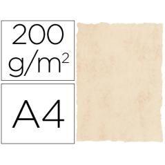 Papel pergamino din a4 200 gr color marmol beige paquete de 25 hojas - Imagen 2