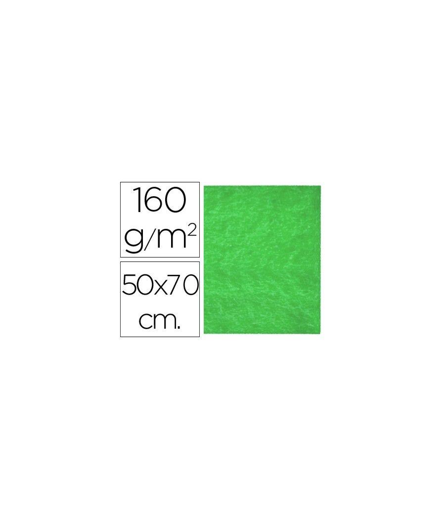 Fieltro liderpapel 50x70cm verde 160g/m2 PACK 10 UNIDADES - Imagen 2