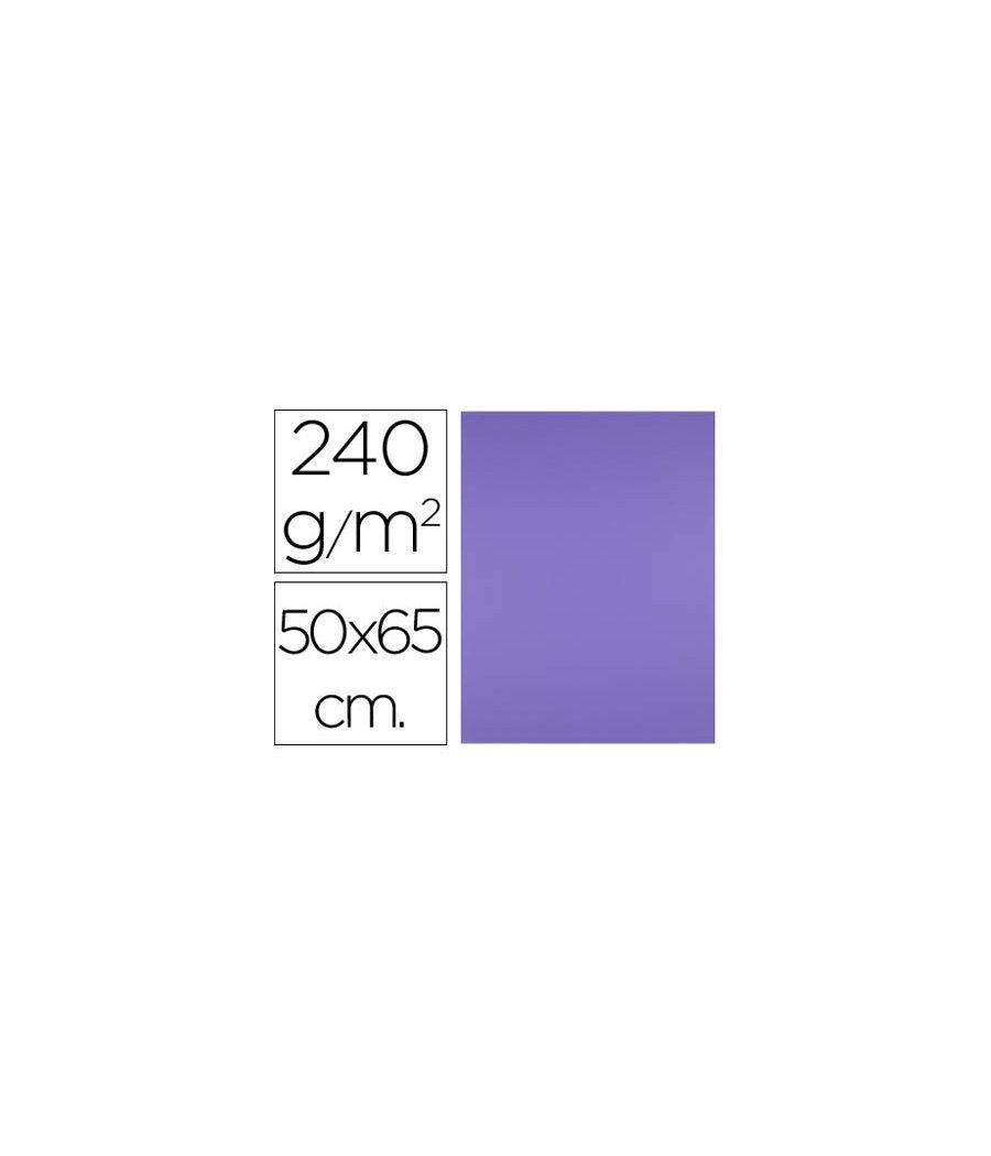 Cartulina liderpapel 50x65 cm 240 g/m2 purpura PACK 125 UNIDADES - Imagen 1