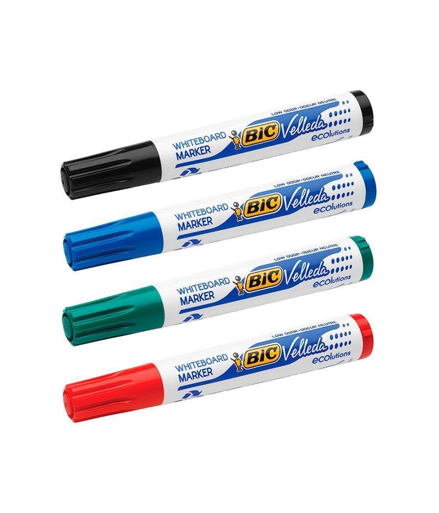 Rotulador bic velleda para pizarra negro punta redonda 1,3 mm PACK 12 UNIDADES - Imagen 7