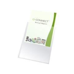 Funda portadocumento q-connect din a7 150 micras pvc transparente con uñero 74x105 mm PACK 25 UNIDADES - Imagen 5