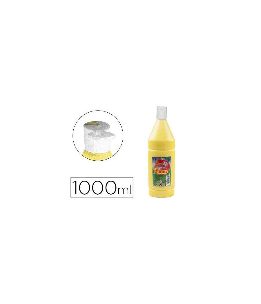 Tempera líquida jovi escolar 1000 ml amarillo claro - Imagen 2