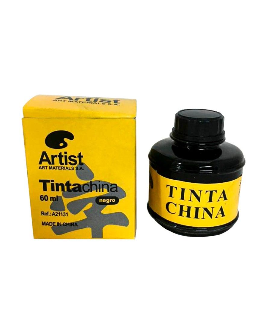 Tinta china artist negra frasco de 60 ml - Imagen 5