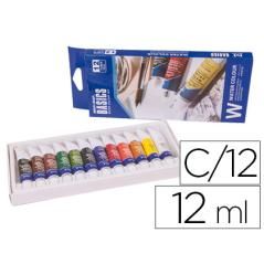 Acuarela artist caja cartón de 12 colores surtidos de 12 ml - Imagen 2