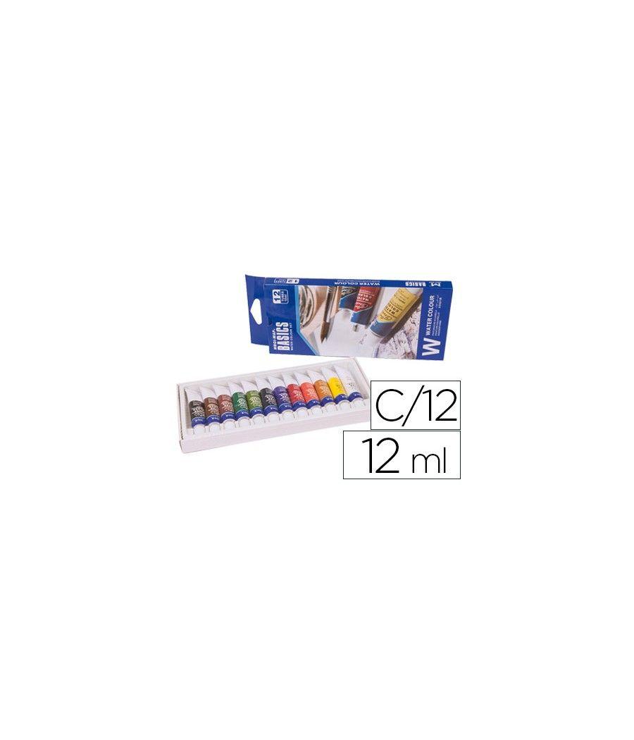 Acuarela artist caja cartón de 12 colores surtidos de 12 ml - Imagen 2