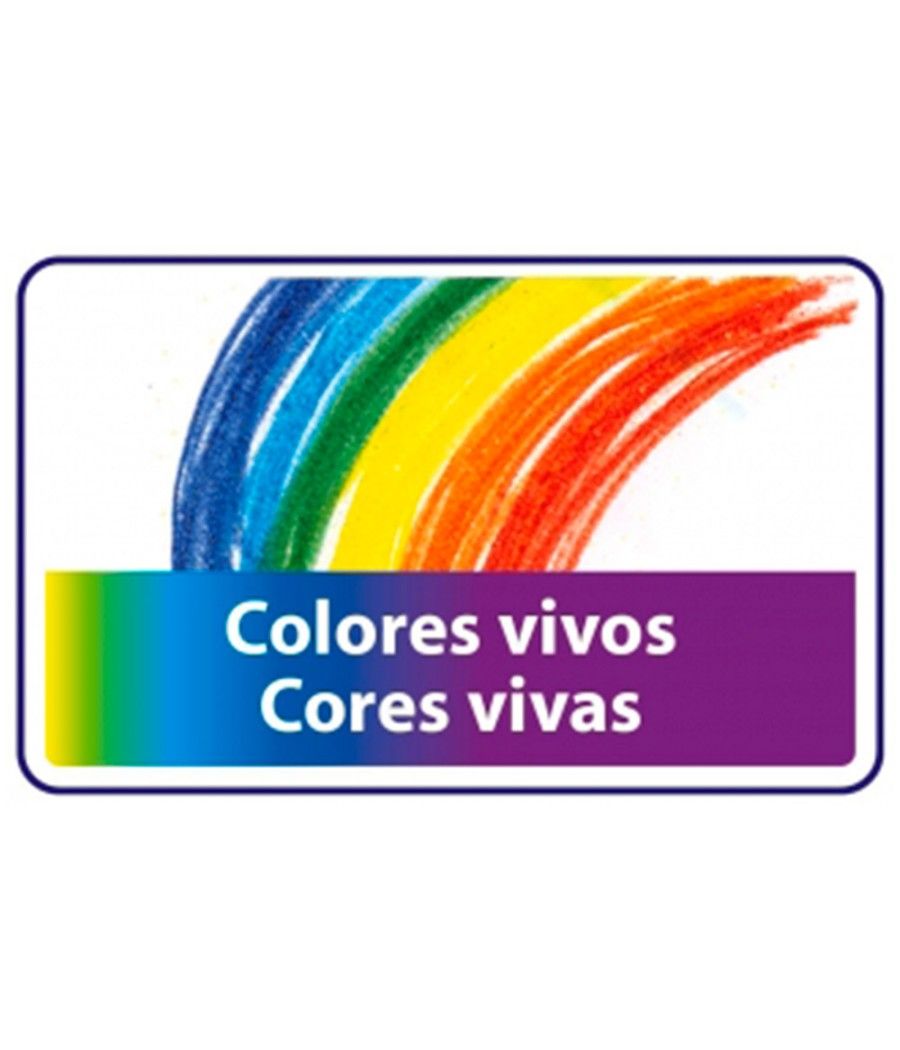 Lápices cera plastidecor caja de 36 colores - Imagen 8