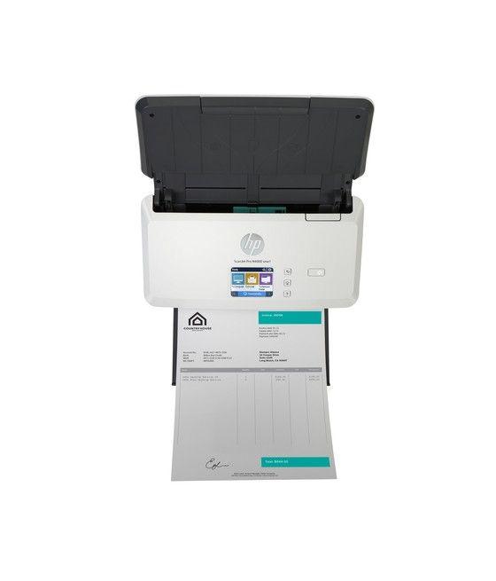 HP Scanjet Pro N4000 snw1 Escáner alimentado con hojas 600 x 600 DPI A4 Negro, Blanco - Imagen 4