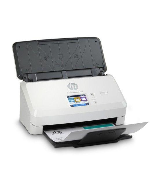 HP Scanjet Pro N4000 snw1 Escáner alimentado con hojas 600 x 600 DPI A4 Negro, Blanco - Imagen 7