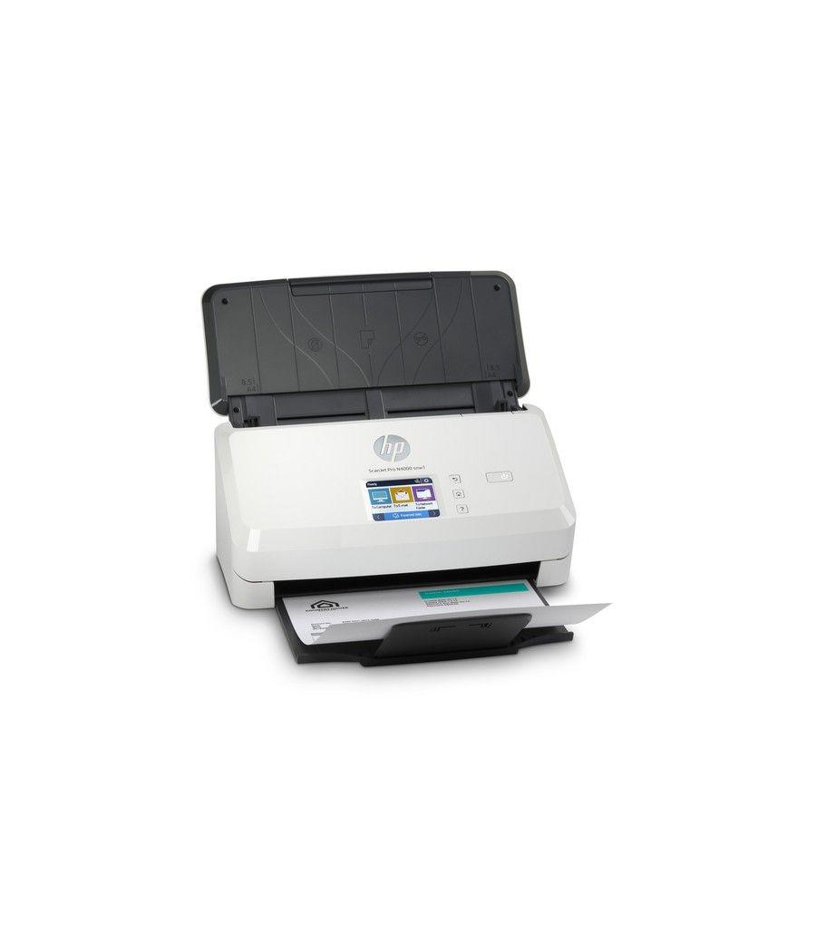 HP Scanjet Pro N4000 snw1 Escáner alimentado con hojas 600 x 600 DPI A4 Negro, Blanco - Imagen 9