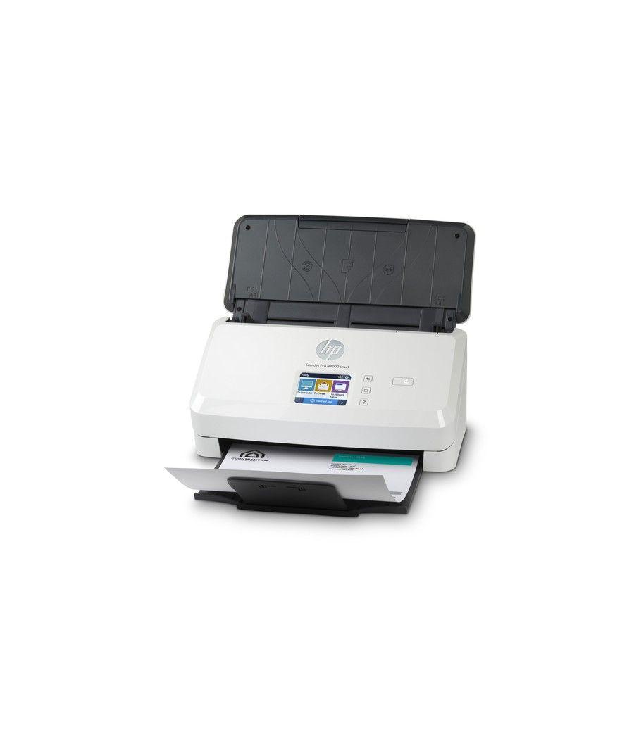HP Scanjet Pro N4000 snw1 Escáner alimentado con hojas 600 x 600 DPI A4 Negro, Blanco - Imagen 11