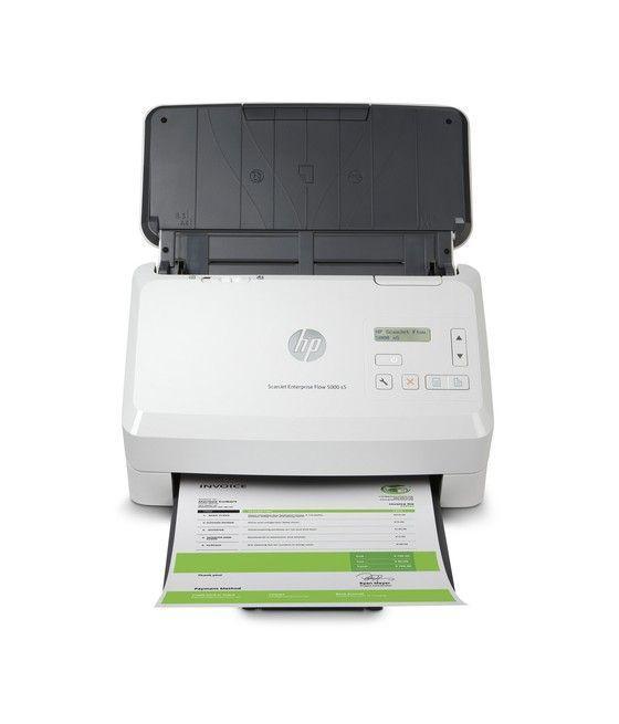 HP Scanjet Enterprise Flow 5000 s5 Escáner alimentado con hojas 600 x 600 DPI A4 Blanco - Imagen 4