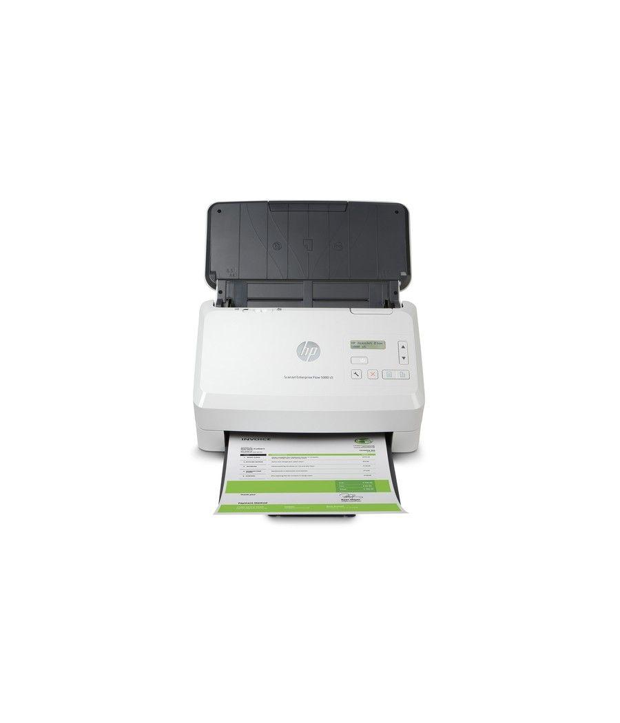 HP Scanjet Enterprise Flow 5000 s5 Escáner alimentado con hojas 600 x 600 DPI A4 Blanco - Imagen 4