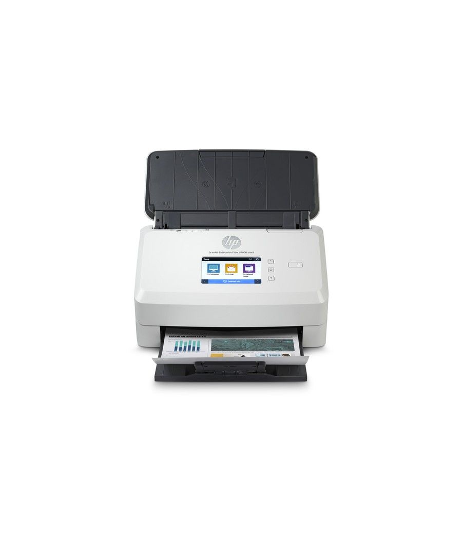 HP Scanjet Enterprise Flow N7000 snw1 Escáner alimentado con hojas 600 x 600 DPI A4 Blanco - Imagen 1