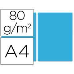 Papel color liderpapel a4 80g/m2 azul turquesa paquete de 100 - Imagen 2