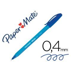 Bolígrafo paper mate inkjoy 100 punta media trazo 1mm azul PACK 50 UNIDADES