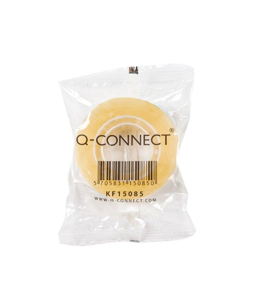 Cinta adhesiva q-connect 33 mt x 19 mm encelofánada PACK 24 UNIDADES - Imagen 4