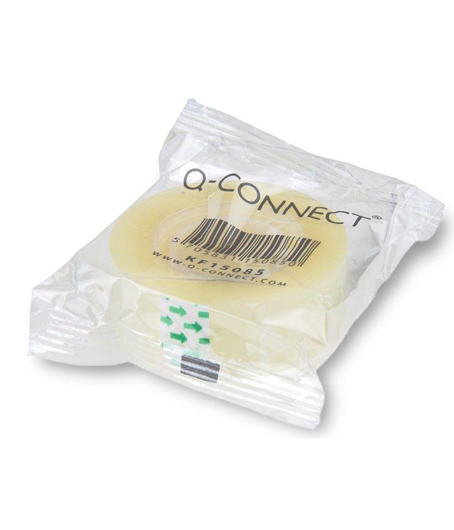 Cinta adhesiva q-connect 33 mt x 19 mm encelofánada PACK 24 UNIDADES - Imagen 7