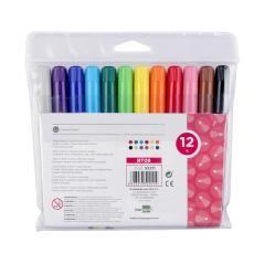 Rotulador liderpapel jumbo bolsa 12 colores - Imagen 4