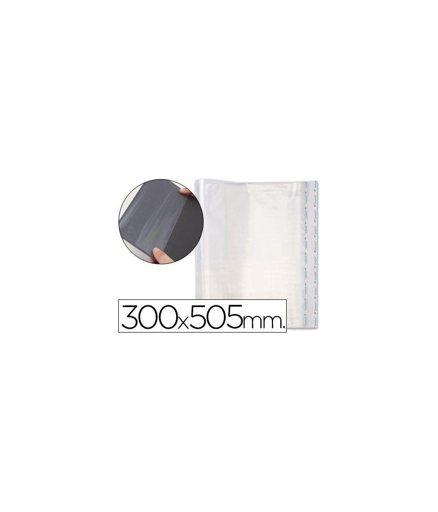 Forralibro pp ajustable adhesivo 300x550 mm PACK 50 UNIDADES - Imagen 2