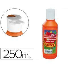 Tempera líquida jovi escolar 250 ml naranja - Imagen 2