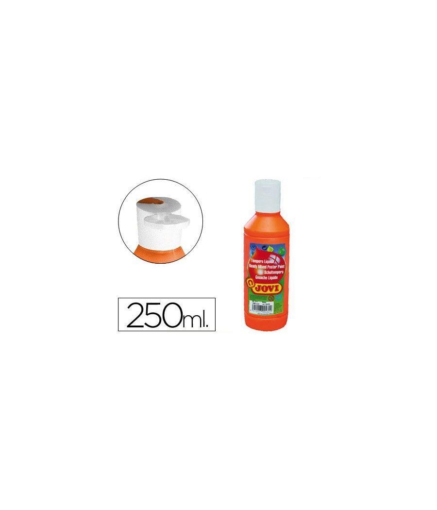 Tempera líquida jovi escolar 250 ml naranja - Imagen 2