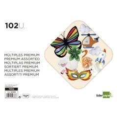 Bloc trabajos manuales liderpapel multiple premium 240x315mm 102 hojas colores surtidos - Imagen 3