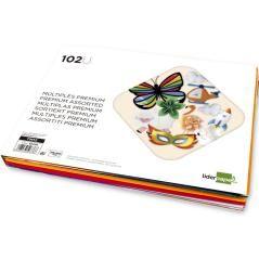 Bloc trabajos manuales liderpapel multiple premium 240x315mm 102 hojas colores surtidos - Imagen 4