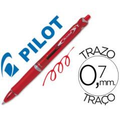 Bolígrafo pilot acroball rojo tinta aceite punta de bola de 1,0mm retráctil PACK 10 UNIDADES - Imagen 2
