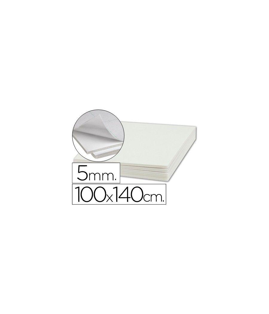 Cartón pluma liderpapel adhesivo 1 cara 100x140 cm espesor 5 mm - Imagen 2