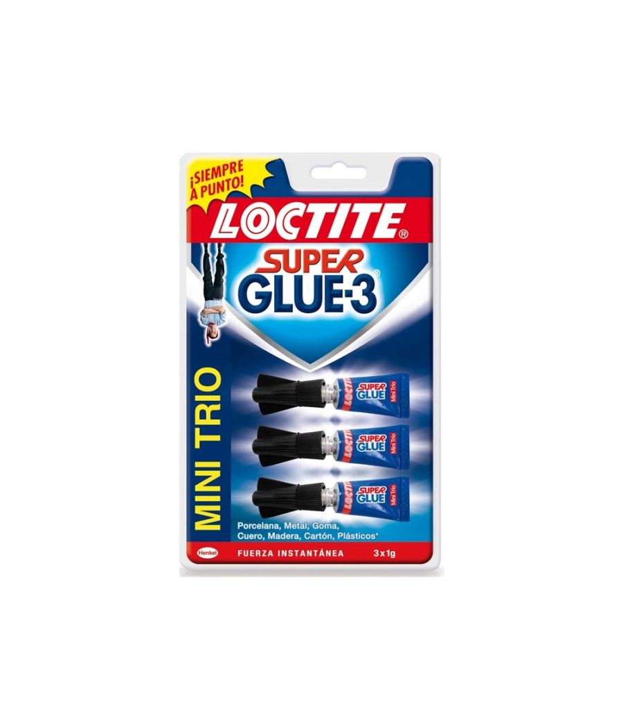 Pegamento loctite super glue 3 1 gr blister mono dosis - Imagen 3