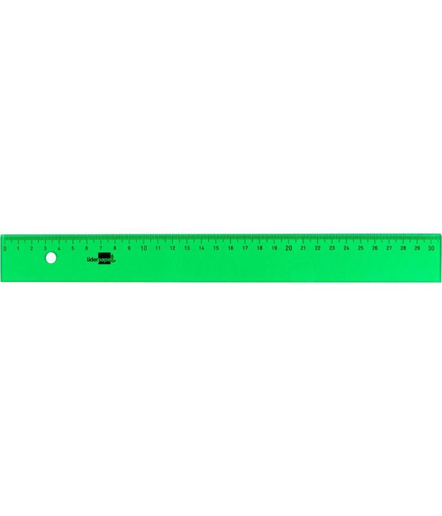 Regla liderpapel 30 cm acrilico verde - Imagen 3