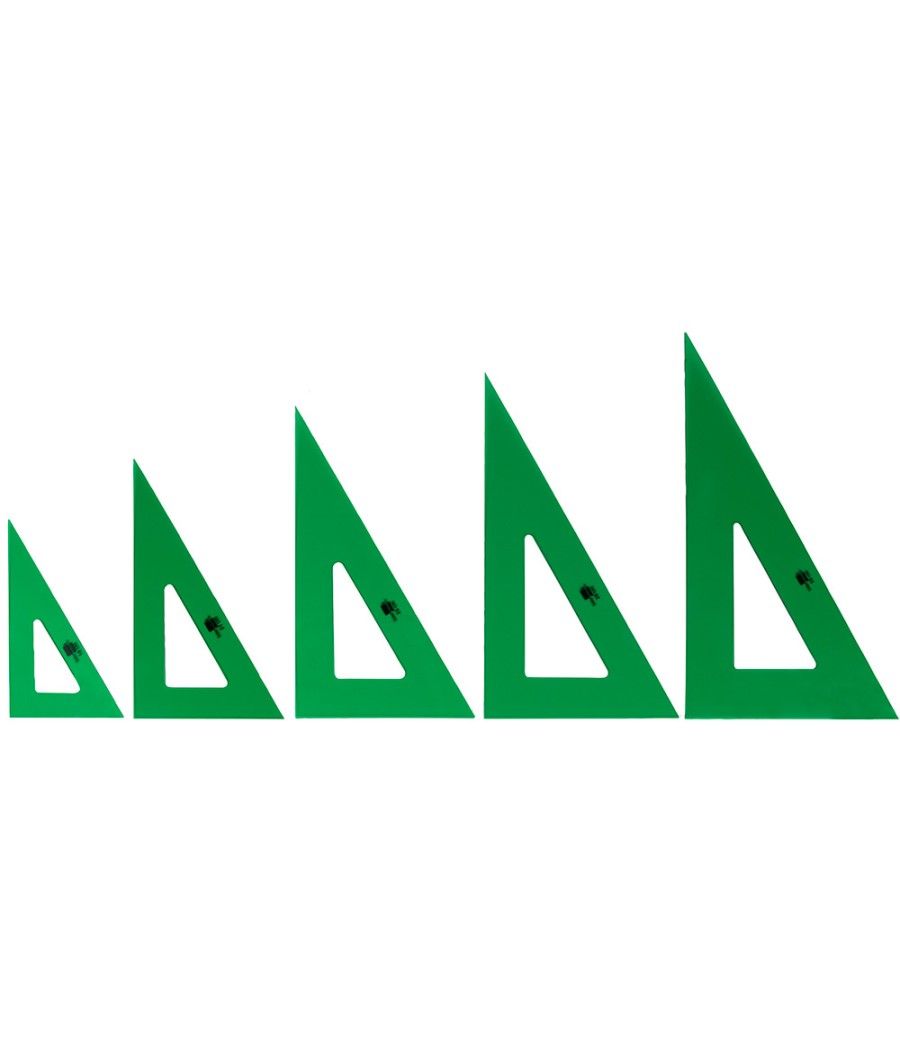 Cartabón liderpapel 25 cm acrilico verde PACK 10 UNIDADES - Imagen 5