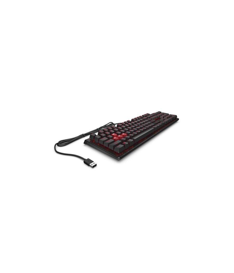 HP OMEN Encoder teclado USB QWERTY Internacional de EE.UU. Negro - Imagen 2