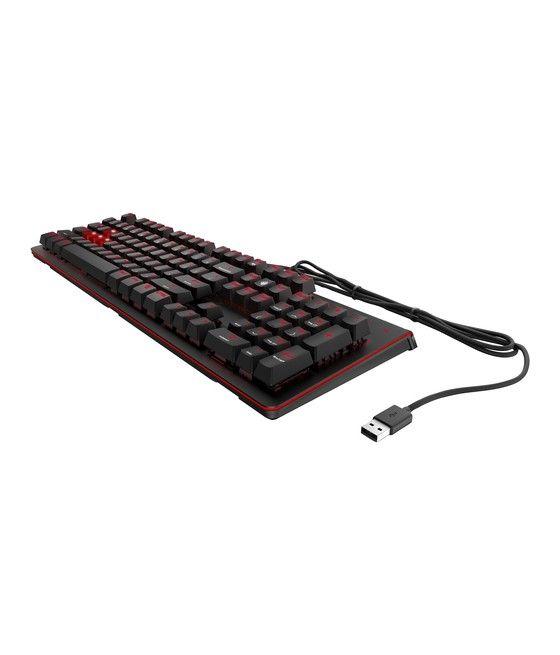 HP OMEN Encoder teclado USB QWERTY Internacional de EE.UU. Negro - Imagen 3