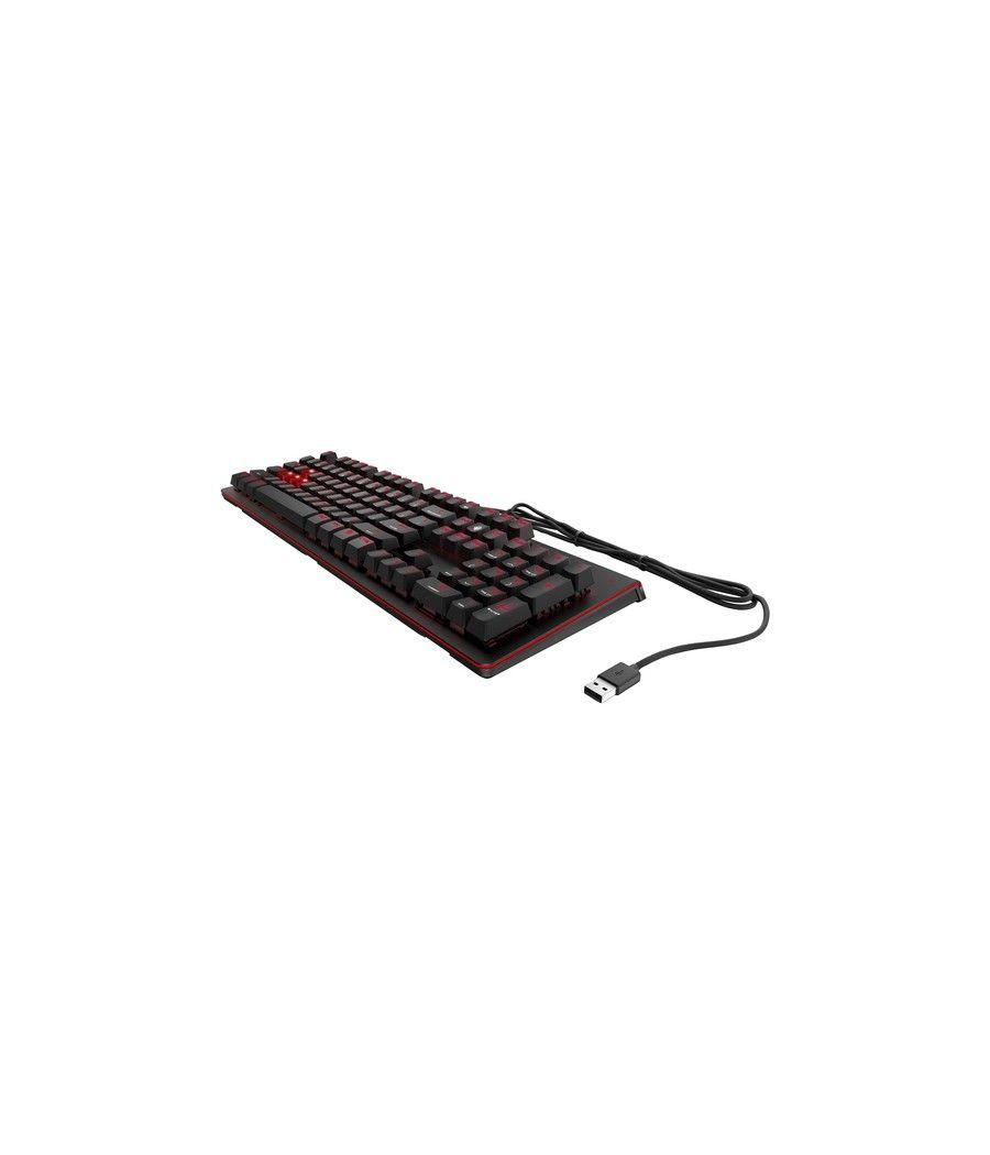 HP OMEN Encoder teclado USB QWERTY Internacional de EE.UU. Negro - Imagen 3