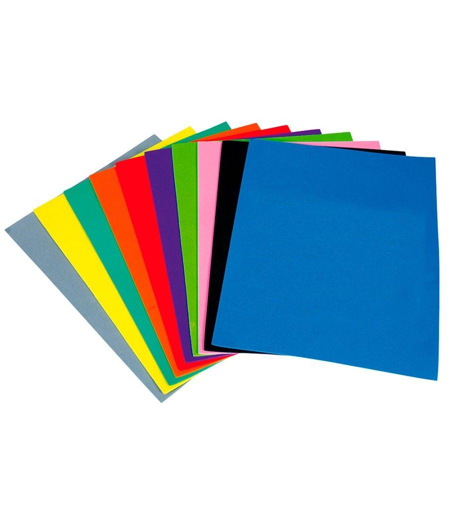 Goma eva liderpapel 50x70cm 60g/m2 espesor 1.5mm rojo PACK 10 UNIDADES - Imagen 5