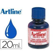 Tinta artline azul para rotulador pizarra blanca 500-a frasco de 20 ml - Imagen 2