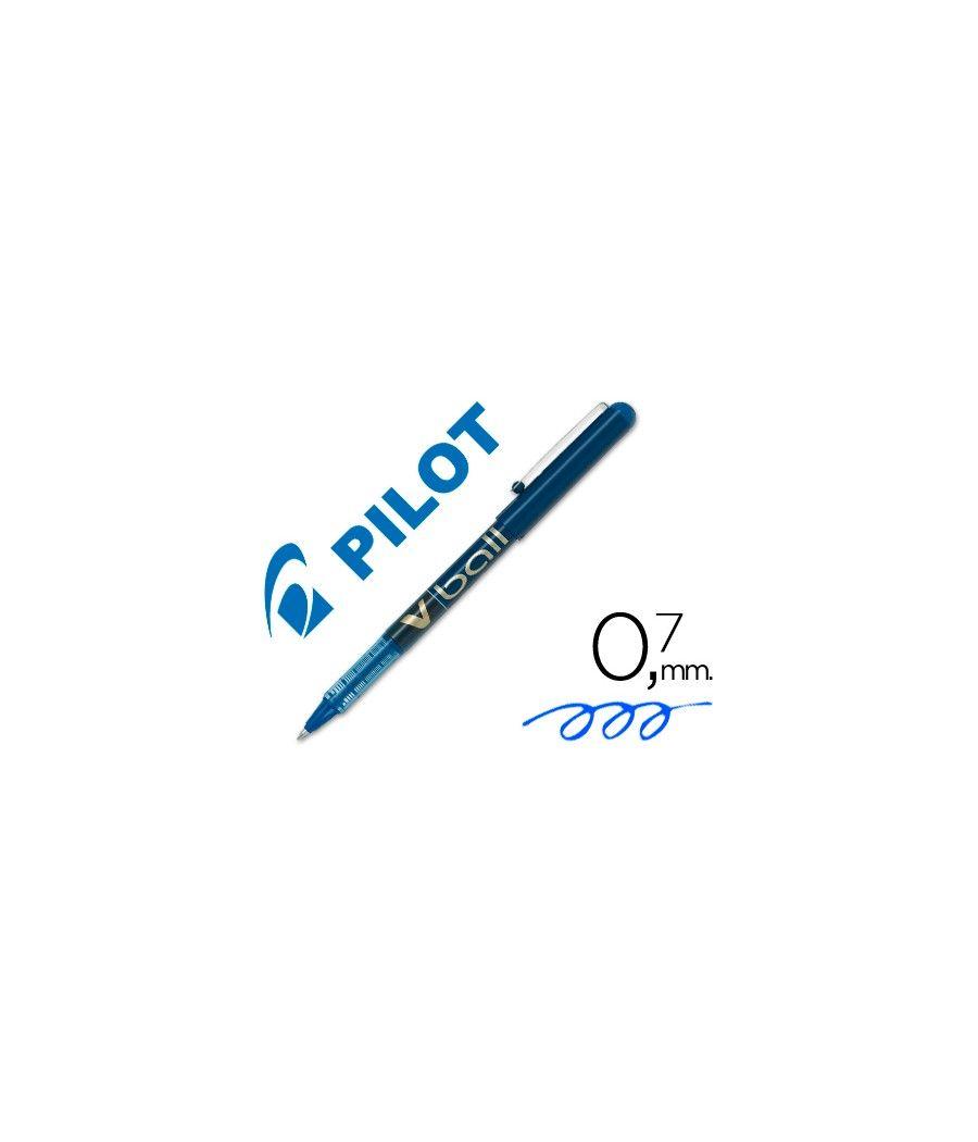 Rotulador pilot roller v-ball azul 0.7 mm PACK 12 UNIDADES - Imagen 2