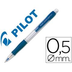 Portaminas pilot super grip azul 0,5 mm sujecion de caucho PACK 12 UNIDADES