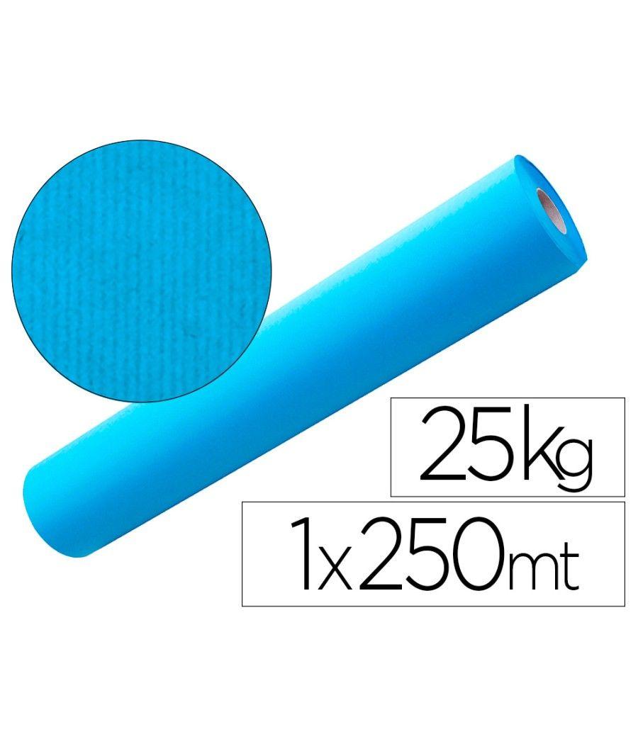 Papel kraft azul bobina 1,00 mt x 250 mts especial para embalaje - Imagen 2