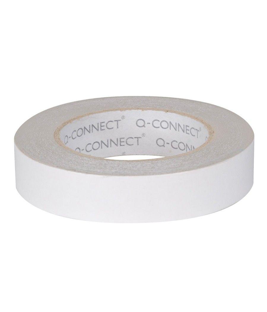 Cinta adhesiva q-connect doble cara 33 mt x 25 mm PACK 6 UNIDADES - Imagen 3