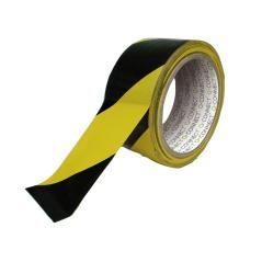 Cinta adhesiva q-connect de seguridad amarilla y negra 20 mt x 48 mm PACK 6 UNIDADES - Imagen 3