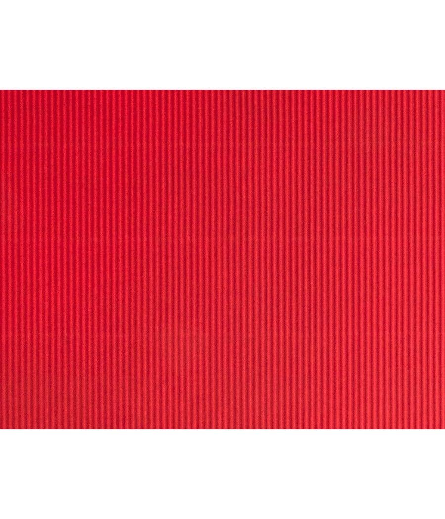 Cartón ondulado liderpapel 50 x 70cm 320g/m2 rojo PACK 10 UNIDADES - Imagen 4