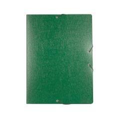 Carpeta proyectos liderpapel folio lomo 30mm cartón gofrado verde - Imagen 3