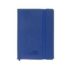 Libreta liderpapel simil piel a6 120 hojas 70g/m2 horizontal sin margen azul - Imagen 3